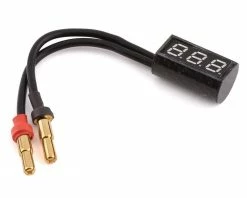 Yeah Racing Carbon Battery Voltage Checker (1S - 5S)