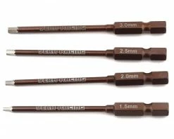 Yeah Racing 1/4” Drive Metric Power Tool Tip Set (4)